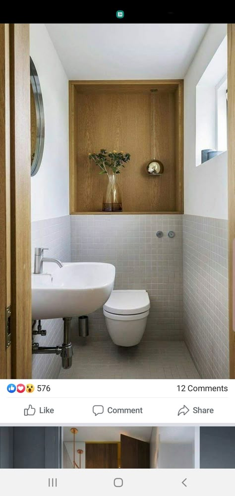 Mid Century Toilet Room, Mid Century Modern Toilet Room, Mid Century Toilet Design, Small Bathroom Mid Century Modern, Mid Century Toilet, Mid Century Modern Toilet, Windowless Bathroom, Small Bathroom Remodel Designs, Hotel Lighting