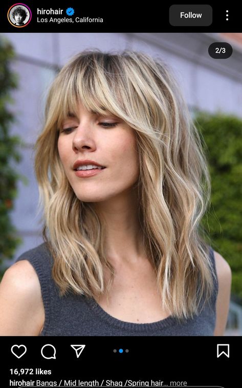 Long Shag Haircut, Medium Layered Hair, Medium Length Hair With Layers, Shag Hairstyles, Shag Haircut, Penteado Cabelo Curto, Trending Haircuts, Trending Hairstyles, Modern Hairstyles