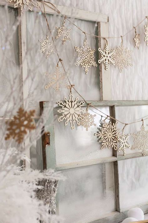 Rustic Winter Wonderland Party, Winter Birthday Decoration Ideas, Winter Onederland Party Neutral, Winter White Birthday Party Ideas, Winter Onederland Photo Backdrop, Winter Onederland Decor, Winter Onederland First Birthday Decorations, First Birthday Theme Winter, January First Birthday