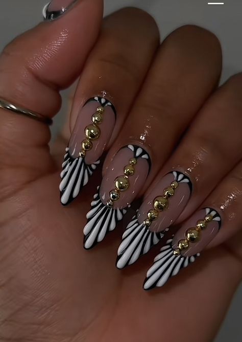 Pearl Nails, Glam Nails, Coffin Nails Designs, Bling Nails, Nails Ideas, Holiday Nails, Nails Nails, How To Do Nails, Coffin Nails