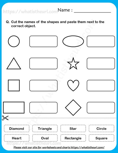 Days Name Worksheet, Shapes Names Worksheet, Maths Worksheet For Class 1 Number Names, Shapes Spelling Worksheet, Shapes Worksheet For Grade 2, Shapes Identification Worksheets, 2d Shapes Names, Letter P Crafts, Context Clues Worksheets