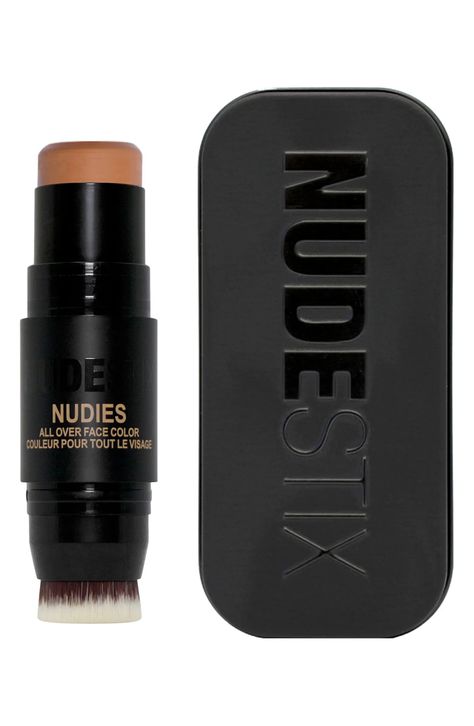 NUDESTIX Nudies Matte Blush & Bronze | Nordstrom Stippling Brush, Highlighter Stick, Matte Blush, Blending Brush, Matte Lip, Matte Lips, Beautiful Skin, How To Feel Beautiful, Bronzer