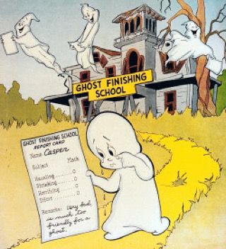 Just too friendly #casper #ghostschool #casperthefriendlyghost by somevelvetmorningx Ghost School, Ghost Comic, School Report Card, Casper The Friendly Ghost, Finishing School, Morning Cartoon, Font Illustration, Halloween Time, Friendly Ghost