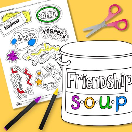 Friendship Soup, Teaching Friendship, Preschool Friendship, Expressive Therapy, Friendship Crafts, Friendship Lessons, Friendship Theme, The Ned, Friendship Skills