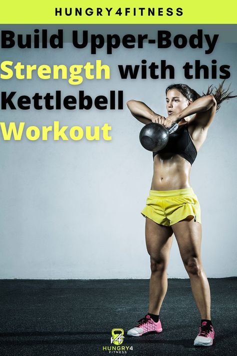 A woman performing an upper body kettlebell workout. Circuit Training For Beginners, Upper Body Kettlebell Workout, Kettlebell Core Workout, Kettlebell Workouts For Women, Kettlebell Workout Beginner, Kettlebell Workout Routines, Kettlebell Benefits, 30 Day Workout Plan, Kettlebell Abs