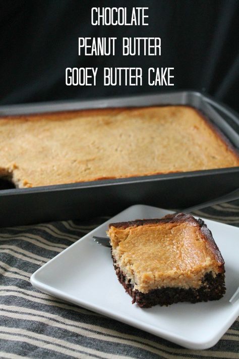 Cake Recipes Easy, Gooey Cake, Dessert Oreo, Gooey Butter, Cake Form, Gooey Butter Cake, Butter Cake Recipe, Chocolate Crust, Easy Butter