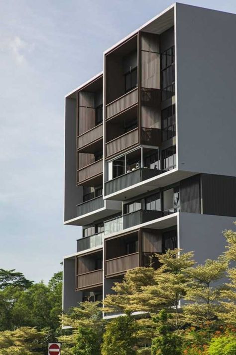 Low Rise Building Facade, Low Rise Condominium Architecture, Mid Rise Apartment Architecture, Mid Rise Residential Architecture, Condo Design Architecture, Apartment Design Exterior, Apartment Building Interior, Condominium Facade, Condominium Architecture