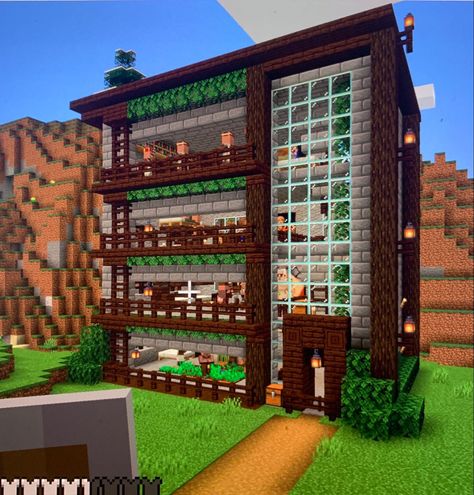 House Builds Minecraft, Minecraft Barracks, Minecraft Trading Hall Design, Minecraft Storage Building, House Ideas Minecraft, Minecraft Villager, Modern House Minecraft, Minecraft House Ideas, Case Minecraft