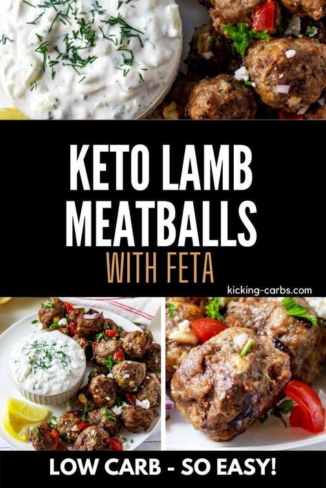 Ground Lamb Stroganoff Recipe, Low Carb Lamb Recipes, Keto Ground Lamb Recipes, Carnivore Ideas, Ground Lamb Recipes, Greek Tzatziki, Keto Meatballs, The Boiled Egg Diet, Keto Dishes