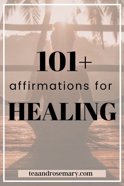 Health And Healing Affirmations, Positive Healing Quotes Health Daily Affirmations, Positive Health Affirmations, Emotion Affirmations, Heal Affirmations, Affirmation For Healing, Releasing Affirmations, Mantras For Healing, Healing Affirmations Recovery