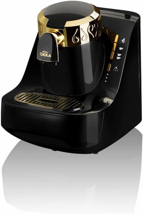 Gold Home Aesthetic, Turkish Coffee Machine, Turkish Coffee Maker, Greek Coffee, Café Mocha, Turkish Kitchen, Automatic Coffee Machine, Coffee Club, Cooking Temperatures