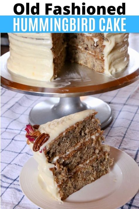 Jamaican Hummingbird, Jamaican Dessert, Hummingbird Cake Recipe, Jamaican Desserts, Hummingbird Cake Recipes, Recipe With Cream Cheese, Jamaican Dishes, Hummingbird Cake, Bird Cakes