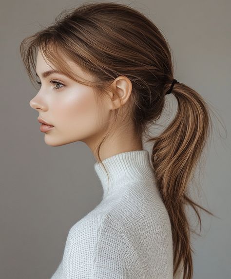 Trendy winter hairstyles New Hairstyles, Voluminous Curls, Trendy Winter, Low Ponytail, Hair Length, Winter Hairstyles, Hair Tie, Seasonal Fashion, Winter Looks