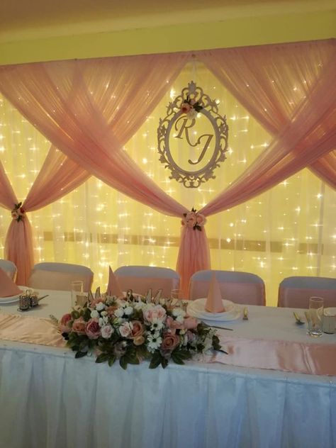 Pink Quince Main Table, Quince Table Decor, Quince Main Table, Main Table Quinceanera, Pink 2025, Random Decorations, Light Blue Quince, Hello Kitty Birthday Theme, Rose Gold Quinceanera