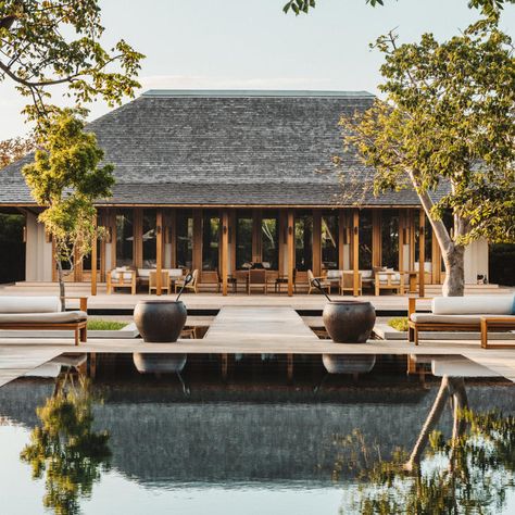 Four-Bedroom Beach Sala Villa - Luxury Accommodation at Amanyara Bali Resort Design, Tropical Luxury House, Resort Villa Design, Bali House Design Villas, Aman Resort, Thai Villa, Bungalow Resorts, Balinese Villa, Luxury Beach Villa