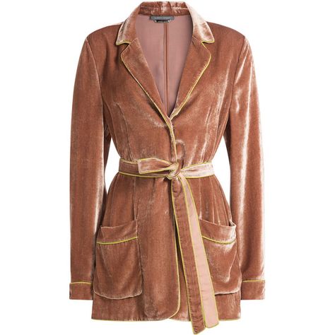 Alberta Ferretti Velvet Blazer ($1,039) ❤ liked on Polyvore featuring outerwear, jackets, blazers, blazer, magenta, magenta blazer, brown velvet jacket, velvet blazer, alberta ferretti jacket and neon jacket Magenta Blazer, Neon Blazer, Brown Velvet Jacket, Vintage Runway Fashion, Neon Jacket, Blazer Dresses, Pink Jacket Blazer, Mode Mantel, Jacket Collar