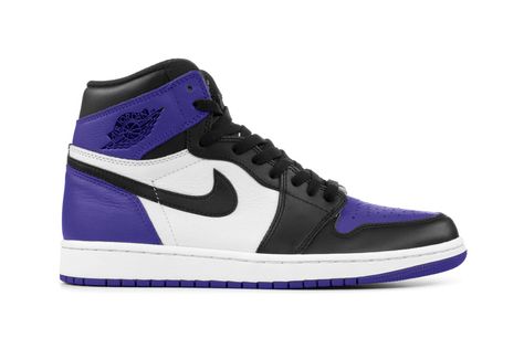 Air Jordan 1 Retro High OG Is Arriving in "Court Purple" Purple Jordan 1, Court Purple Jordan 1, Air Jordan 1 Court Purple, Jordan 1 Court Purple, Purple Toes, Jordan Retro 1, White Shoes Sneakers, Air Jordan Retro, High Court