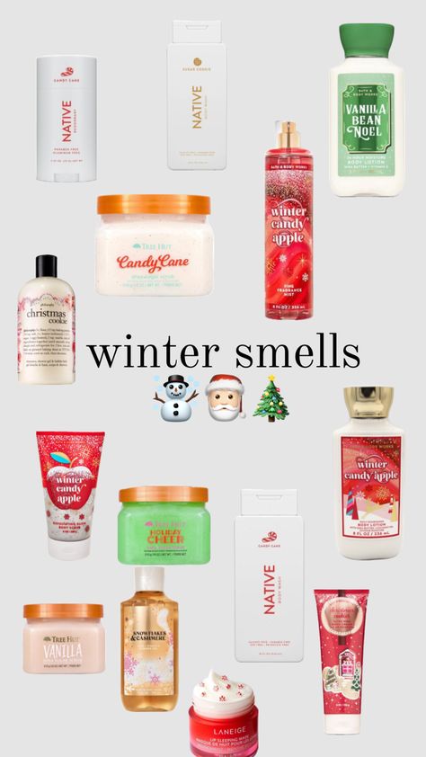 I miss Christmas!🎄✝️😭 How To Smell Like Winter, Christmas Body Care, How To Smell Like Christmas, Christmas Skin Care, Christmas Lotion, Christmas Self Care, Christmas Perfume, Christmas Cosmetics, Christmas Skincare