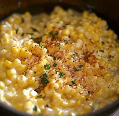 Slow Cooker Cheddar Corn – Naomi's Recipes No Cook Side Dishes For Bbq, Meatloaf Sides, Summer Side Dishes Recipes, Slow Cooker Creamed Corn, Easy Summer Side Dishes, Creamed Corn Recipes, Timmy Time, Summer Side Dishes, Creamed Corn