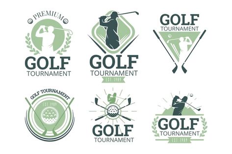 Golf Logos, Golf Logo Design, Walker Logo, Gold Logo Design, Business Branding Design, Corporate Logo Design, Logo Design Set, Golf Logo, Ad Ideas