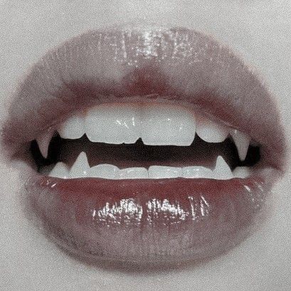 Permanent Fangs, Long Tounge, Werewolf Fangs, Smile Tips, Teeth Aesthetic, Windows To The Soul, Vampire Fangs, Vampire Teeth, Lashes Mascara