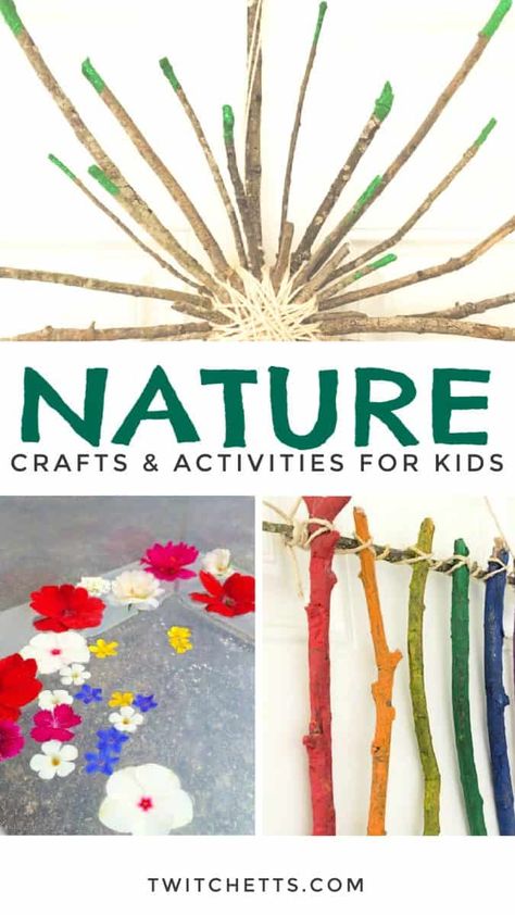 Easy Nature Crafts, Fall Process Art, Art And Crafts For Kids, Nature Crafts For Kids, Nature Crafts Kids, Forest Crafts, Forest School Activities, Plant Activities, Crafts And Activities For Kids