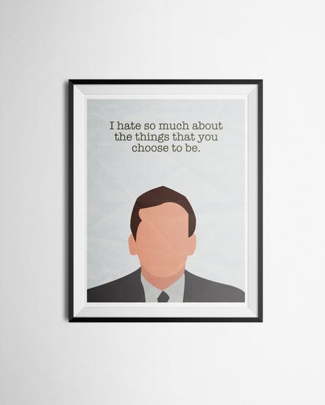 Keep Dunder Mifflin Alive With These Gifts For Fans of The Office The Office Drawing, The Office Michael Scott, Office Drawing, Office Michael Scott, The Office Memes, Michael Scott Quotes, Message Board Quotes, Letter Board Ideas, Office Fan