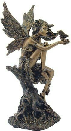 Butterfly Statue, Fairy Statues, Fairy Figurines, Fairies Elves, Butterfly Fairy, Fairy Magic, Mystical Creatures, Fairy Angel, Norman Rockwell