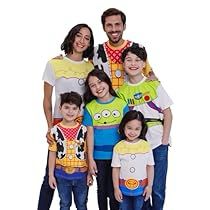 Toy Story Costumes Group, Toy Story Halloween Costumes Families, Disney Bound Toy Story, Family Halloween Costumes For 4, Family Cosplay, Sheriff Woody, Matching Family T Shirts, Toy Story Woody, Space Ranger