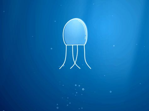 Jelly Animation, Jellyfish Animation, Jellyfish Gif, Creature Animation, Clay Mation, Purple Jellyfish, 2d Cartoon, Learn Animation, Animation Stop Motion