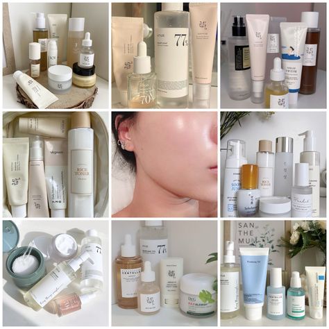 Skin glasskin korean product skincare Korean Skincare Collection, Korea Skincare Products, Kpop Presentation, Korea Skincare, Aesthetic Skincare, Routine Skincare, Aesthetic Korean, Aesthetic Names, Skin Care Clinic