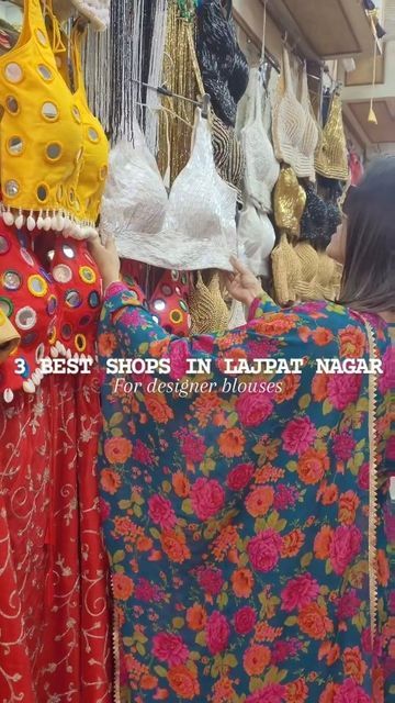 Lajpat Nagar Market, Punjab House, Delhi Shopping, Travel Infographic, Number 22, House Shop, Travel Inspiration Destinations, Indian Fashion Saree, Ready To Wear Saree