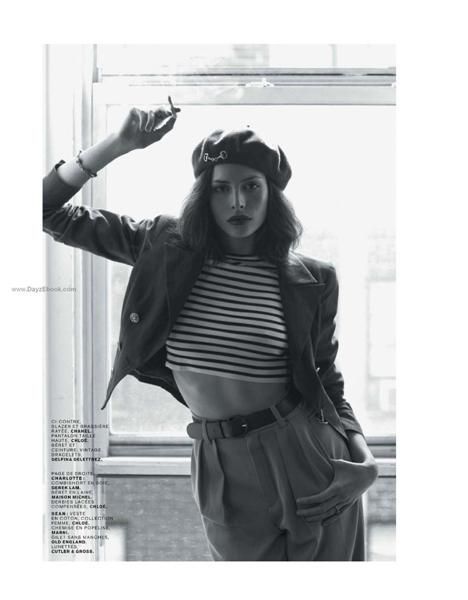 Untitled Beatnik Style, French Beret, Moda Paris, Striped Crop Top, Parisian Chic, 가을 패션, French Girl, Mode Vintage, Mode Inspiration