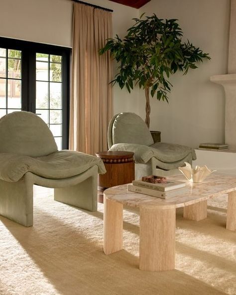 Accent Chairs For Living Room Ideas, Accent Chair Ideas, Carly Cushnie, Jake Arnold, Leather Chair Living Room, Oval Coffee Table, Leather Accent Chair, Lulu And Georgia, Dining Room Bench