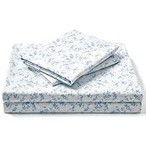 Blue Floral Sheets, Floral Bed Sheets, Floral Sheets, Flower Sheets, Microfiber Bed Sheets, Luxury Bed Sheets, King Size Sheets, Hotel Luxury, King Sheets