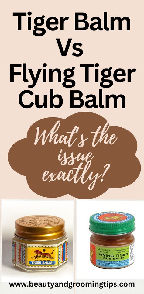 Tiger Balm Vs Flying Tiger Cub Balm Diy Tiger Balm Essential Oils, Tiger Balm Uses, Tiger Balm Recipe, Tiger Balm Benefits, Headache Balm, Make Eyelashes Grow, Rash Causes, Red Rash, Tiger Balm