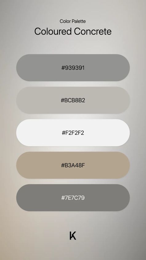 Color · Color Palette · Grey · Neutral · Neutral Color · Palette · White · Yellow · Coloured Concrete · Fall · Color Palette Color Palette Greys, Color Palette Grey Beige, White Grey Colour Palette, Grey Colour Pallete, Grey Pallet Colour Palettes, Grey Brown Color Palette, Beige And Grey Color Palette, White Color Pallet, Color Palette Grey