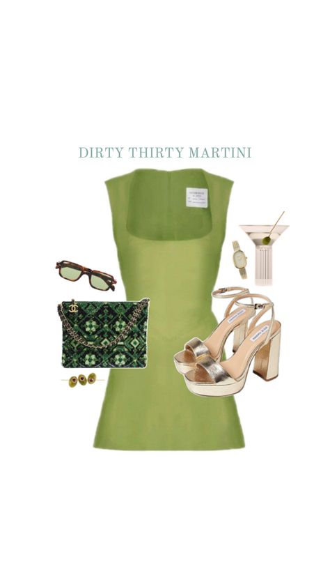 30th birthday party outfit theme Dirty Martini Party, Martini Party, 30th Birthday Themes, Birthday Party Outfit, 32 Birthday, 30th Birthday Party, 31st Birthday, Dirty Thirty, 29th Birthday