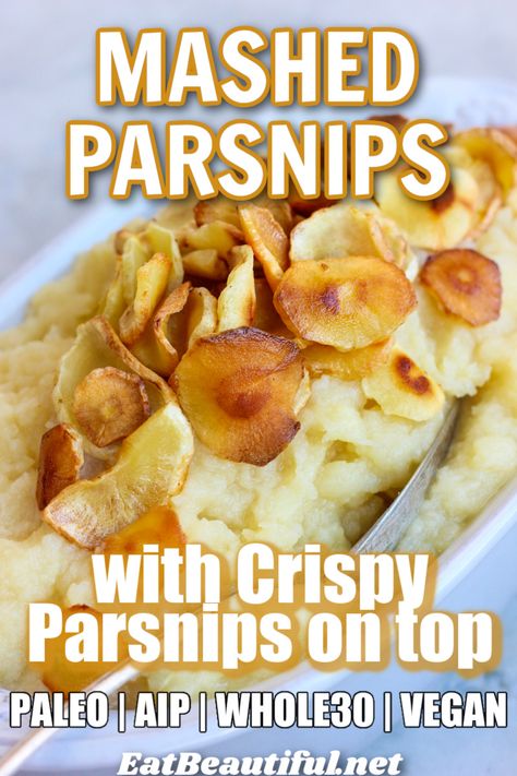 Aip Parsnip Recipes, Crispy Parsnips, Whole30 Thanksgiving, Thanksgiving Paleo, Aip Lunch, Aip Sides, Thanksgiving Sidedish, Aip Dinner, Aip Vegan