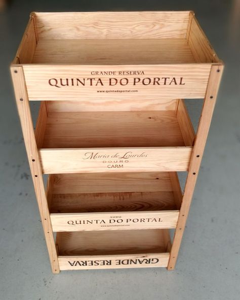 Wine Wood Box Ideas, Wine Box Shelves, Wine Box Crafts, Wine Box Wall, Pizza Oven Outdoor Kitchen, Army Decor, Wood Wine Box, Kitchen Furniture Storage, Small Kitchen Tables