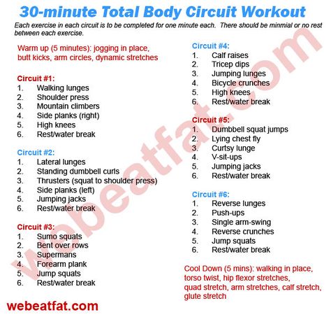 30 Min Total Body Circuit Workout | Short on time but still … | Flickr 45 Minute Bootcamp Workout, Circuit Stations Workout, Planet Fitness 30 Minute Circuit, Big Workout, Body Circuit Workout, Work Workouts, Group Workouts, Class Workout, Circuit Workouts