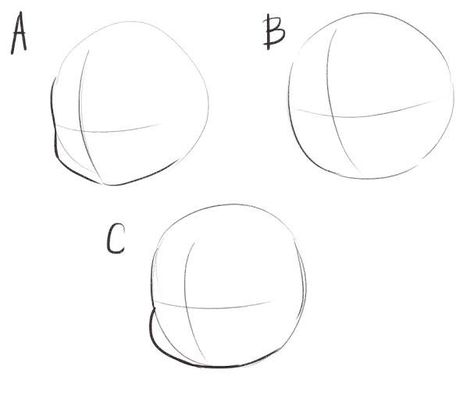 How To Draw Chibi Head, How To Draw Chest Female, Chibi Head Base, Gacha Head Base, Circle Head Art Style, Anime Head Reference, Head Tut, Chibi Head, Sitting Next To Each Other