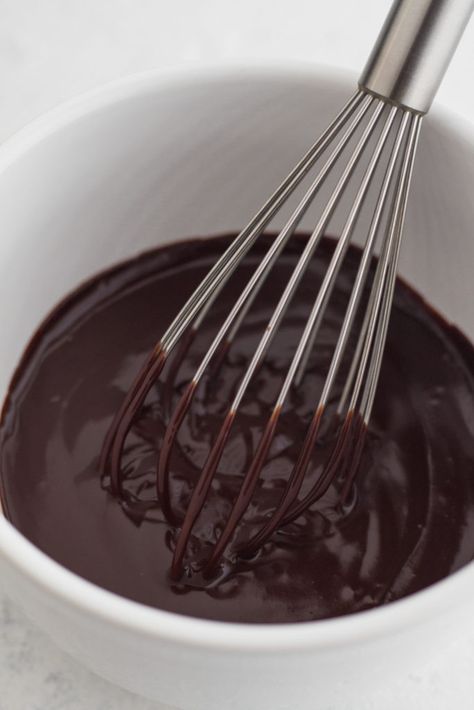 Pipeable Chocolate Ganache, Small Batch Chocolate Ganache, Frosting Recipes For Cakes, Small Batch Cake, Ganache Recipes, Decorating Desserts, Donut Toppings, Seasonal Baking, Whipped Ganache