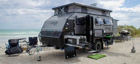 OP13 & OP15 - OPUS® Camper Opus Camper, Pop Top Camper, Off Road Suspension, Off Road Camper Trailer, Camper Signs, Off Road Camper, Hot Water System, Pop Top, Camper Trailer