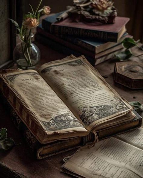 Medieval Writer Aesthetic, Book Theme Aesthetic, Midevil Book Aesthetic, Arab Books Aesthetic, Vintage Reading Aesthetic, Old Book Binding, Historical Books Aesthetic, Old Writer Aesthetic, The Spellshop Book Aesthetic