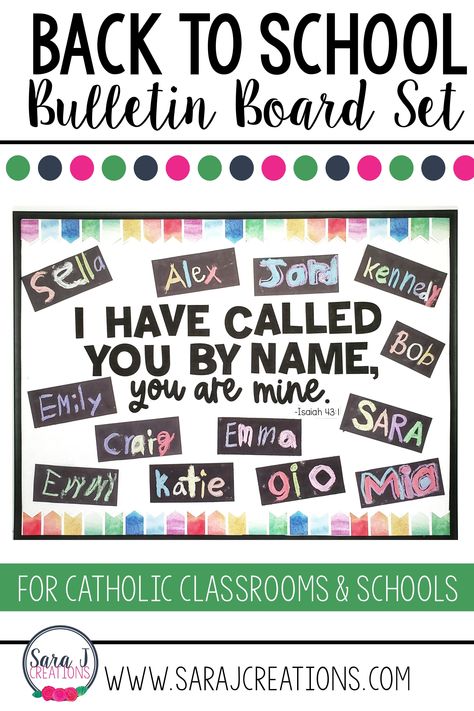 Scripture For Classroom Wall, Scriptures For Classroom, Classroom Names Ideas Bulletin Boards, Bible Verse For Classroom Bulletin Boards, Bible Verse Classroom Decoration, 2nd Grade Christian Classroom, Bible Class Attendance Bulletin Board, Bible Themed Bulletin Boards, Christian Displays School