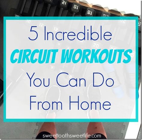 I've got 5 incredible at home circuit workouts to share with you today! Just grab some dumbbells and you're ready to GO get it done! Circuit Workout At Home, Workout Circuit At Home, Circuit Workouts, Weights Workout For Women, Swimming Benefits, Advanced Workout, Cardio Workout At Home, Daily Exercise Routines, Popular Workouts