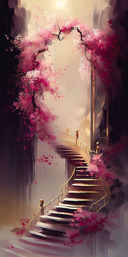 Iphone Wallpaper Aesthetic, Japanese Art Prints, Wallpaper Iphone Wallpaper, Japon Illustration, Simple Acrylic Paintings, Cool Wallpapers Art, Fantasy Art Landscapes, Dreamy Art, Pretty Wallpapers Backgrounds