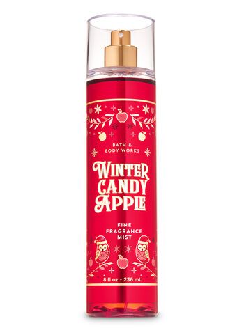 Winter Candy Apple Fine Fragrance Mist | Bath & Body Works Merry Berry, Christmas Smell, Winter Candy Apple, Pink Perfume, Bath And Body Works Perfume, Winter Rose, Fine Fragrance Mist, Makijaż Smokey Eye, Bath And Bodyworks