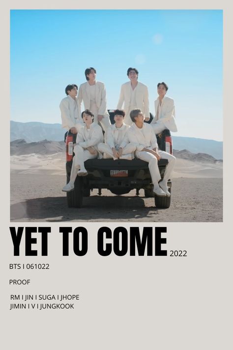 bts yet to come minimalist music poster Bts Poster Polaroid, Bts Music Wallpaper, Bts Music Aesthetic, Bts Minimalist Wallpaper, Bts Poster Prints, Bts Minimalist Poster, Bts Lyrics Poster, Music Posters Aesthetic, Pop Music Poster